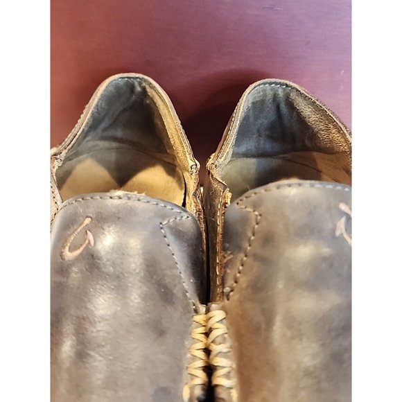 OLUKAI Moloa Leather Slip-On Shoe - (Ray / Toffee) Men’s Size 10 US / 43 EUR main image 10